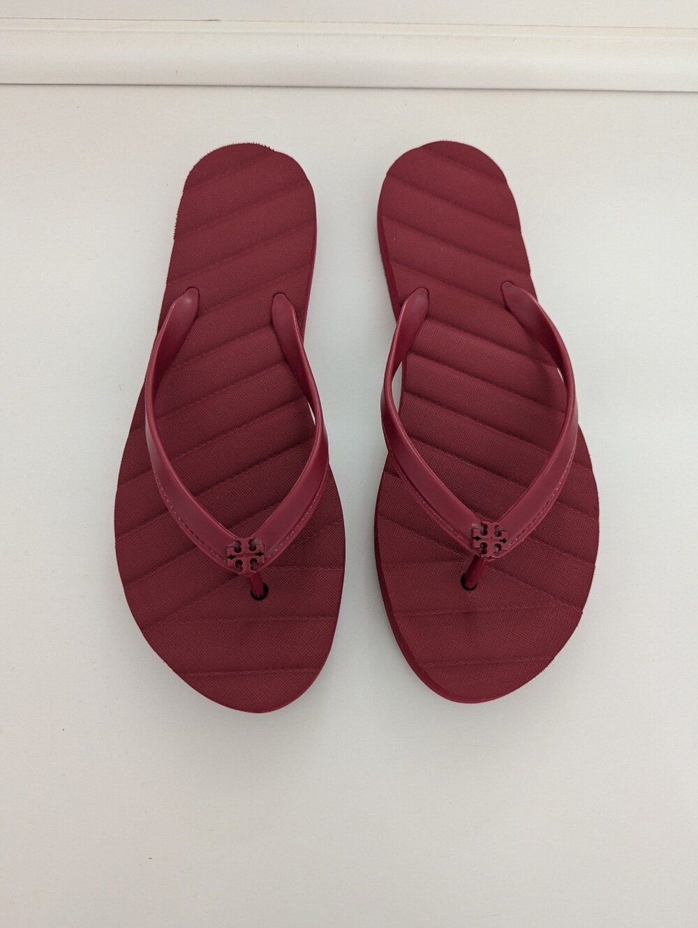 NWOB! Tory Burch Kira Flip Flop Sandal In Red Size 10
